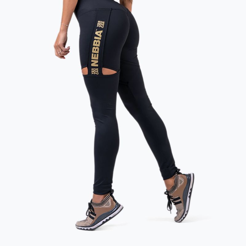 Leggings Damen NEBBIA Honey Bunny schwarz 8211 2