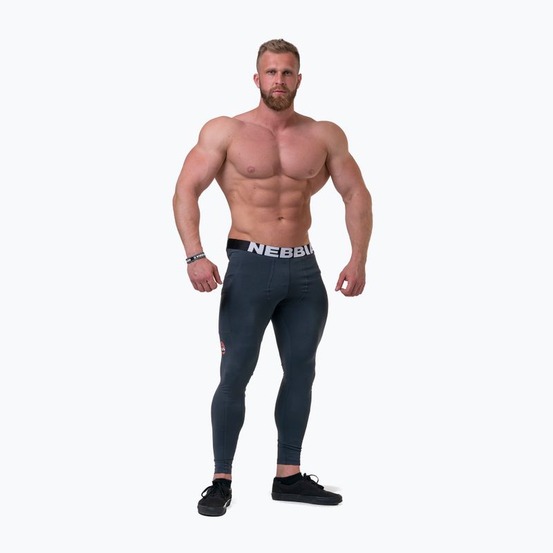 NEBBIA Legend Of Today Full Length Herren Trainingsleggings dunkelgrau
