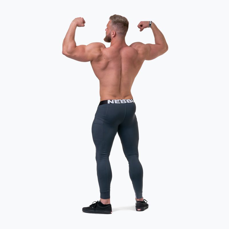 NEBBIA Legend Of Today Full Length Herren Trainingsleggings dunkelgrau