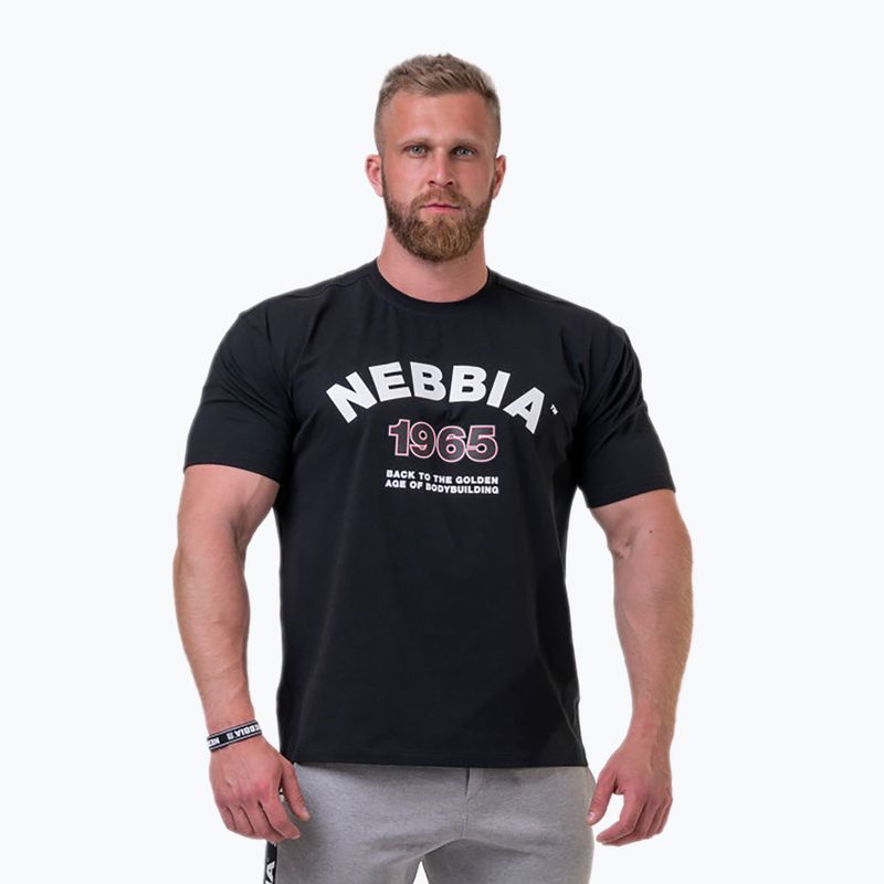 Trainingsshirt Herren NEBBIA Golden Era schwarz 19213 2