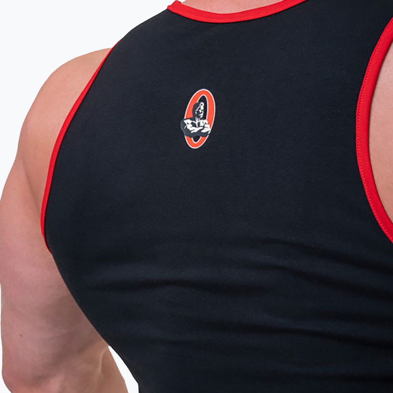 Herren Trainings-Tanktop NEBBIA Old-School Muscle schwarz 19313 4