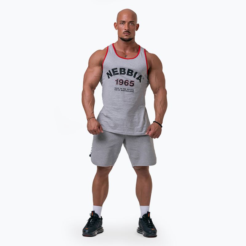 Trainings Tank Top  Damen NEBBIA Old-School Muscle Tank Top light grey 2
