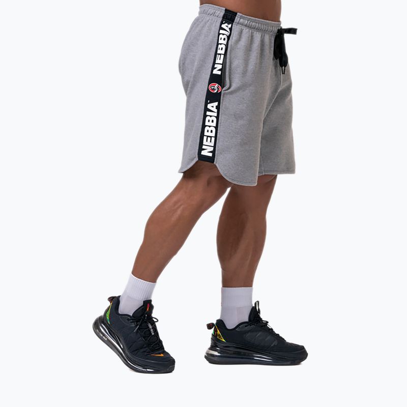 Trainingsshorts Herren NEBBIA Legend-Approved grau 19533