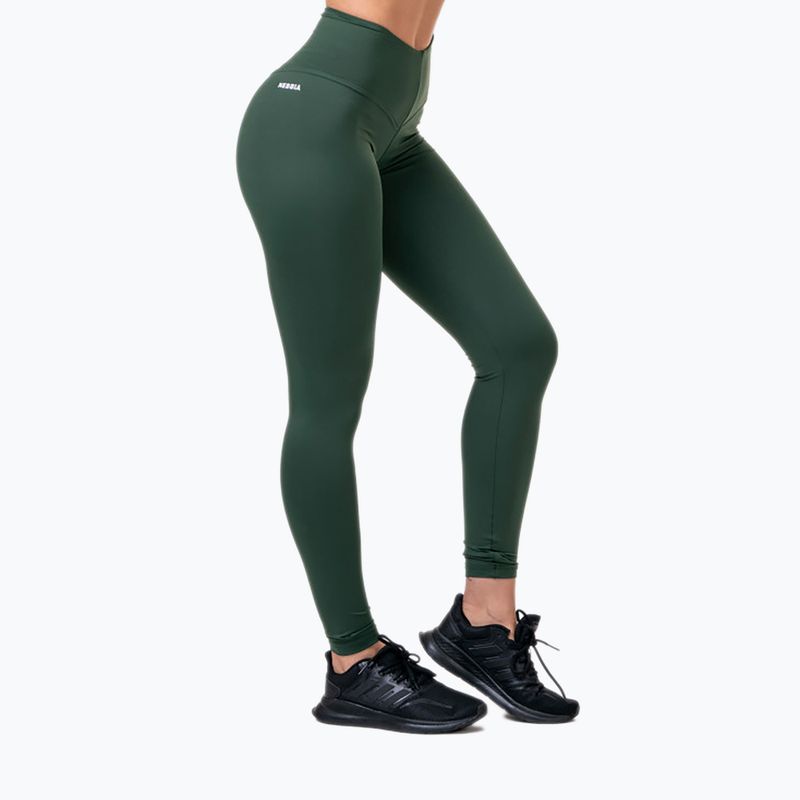 Leggings Damen NEBBIA Classic Hero High-Waist grün 5791