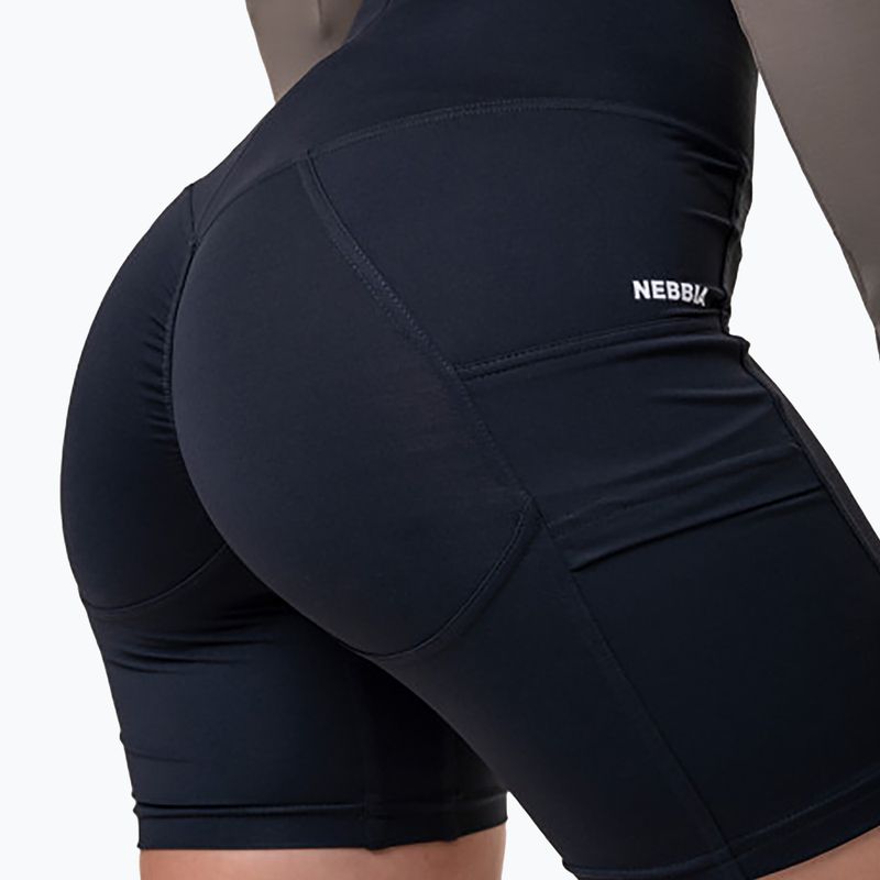 Damen Trainingsshorts NEBBIA Biker Fit & Smart schwarz 57511 3