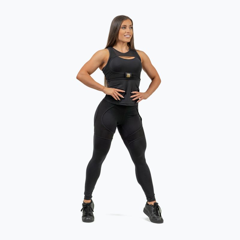 Training Top Damen NEBBIA Ultra Intense black/gold 2