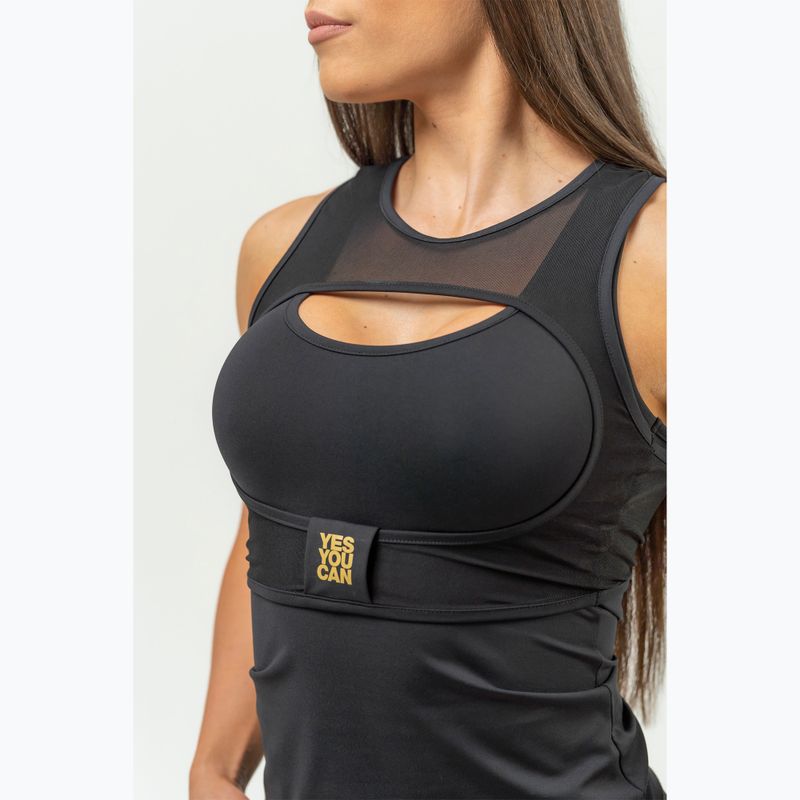 Training Top Damen NEBBIA Ultra Intense black/gold 6