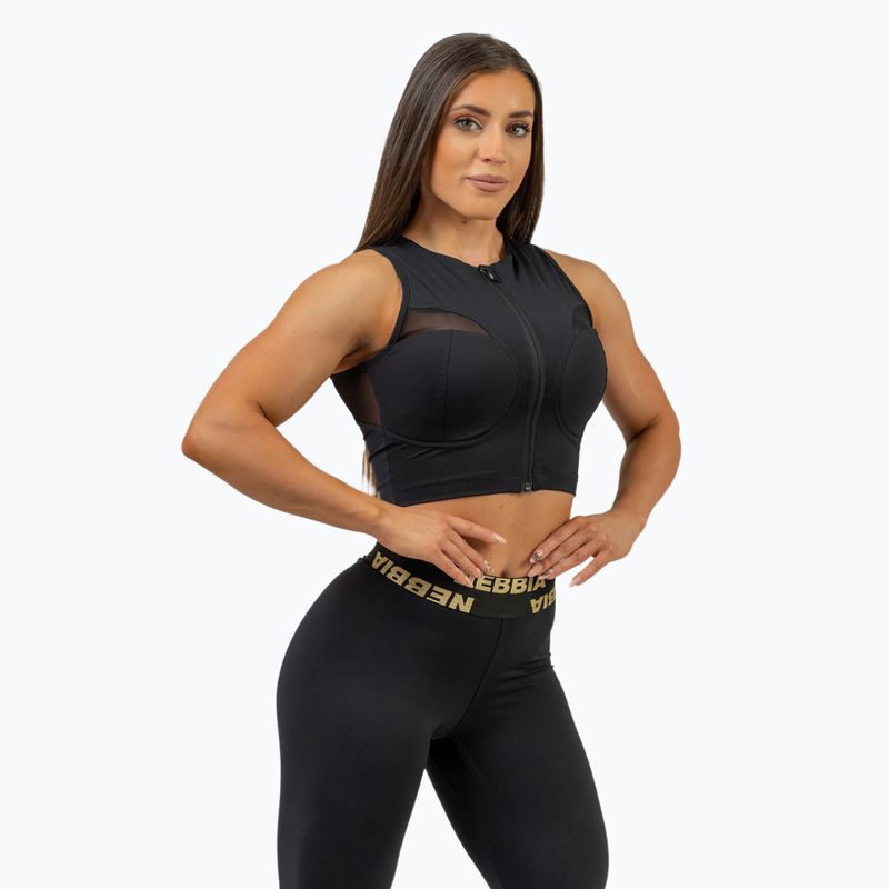 Leggings Damen NEBBIA Perform Intense black/gold 6