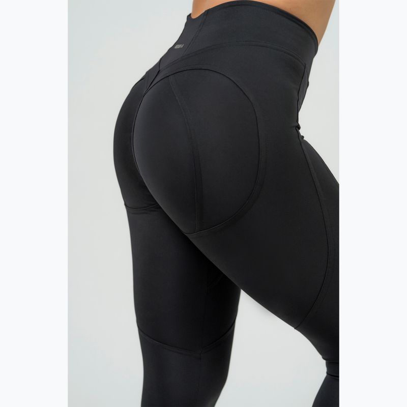 Trainings Leggings Damen NEBBIA Heart-Shaped Intense black/gold 5