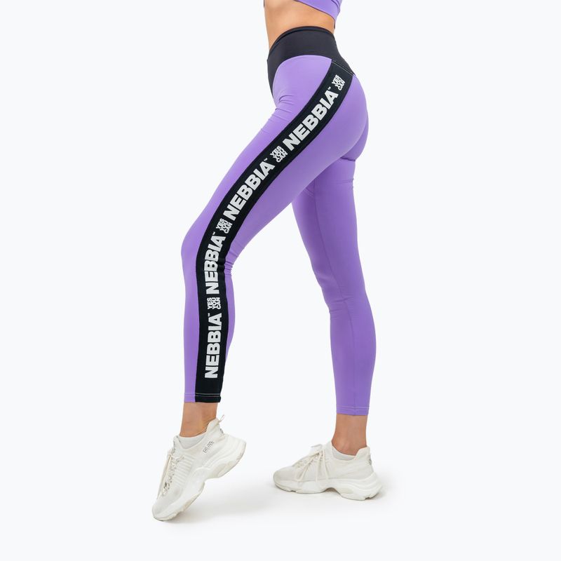 Trainings Leggings Damen NEBBIA Iconic lila