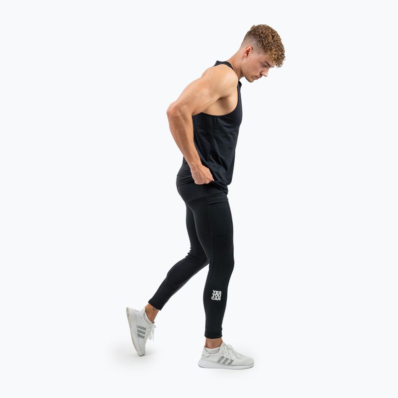 Thermoaktive Leggings Herren NEBBIA Recovery black 2