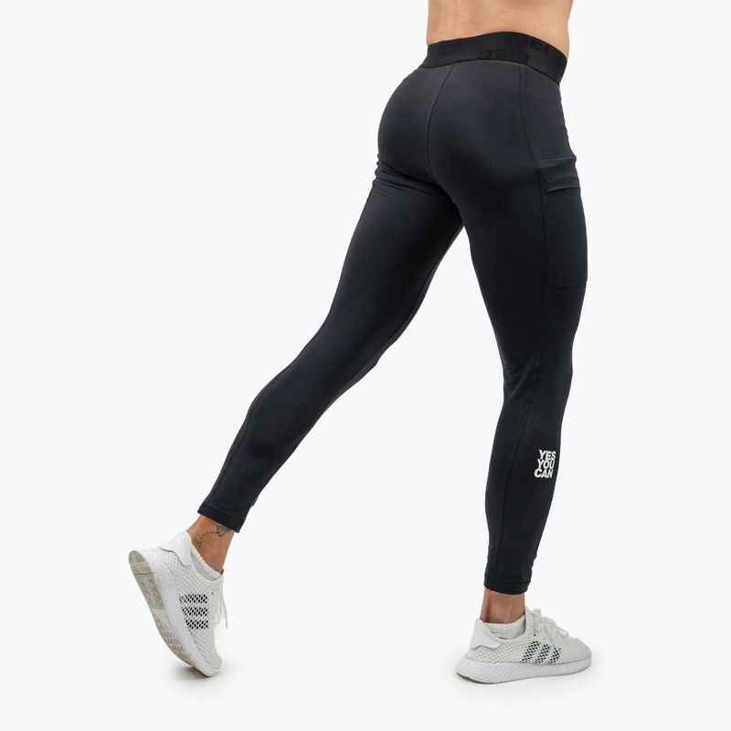 Thermoaktive Leggings Herren NEBBIA Recovery black 3