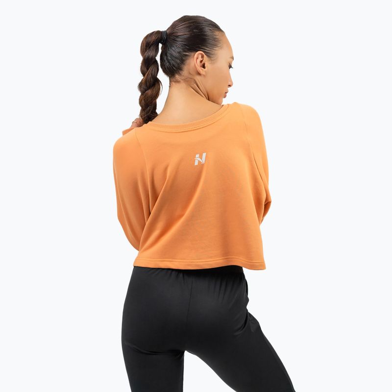 Training Top Damen NEBBIA Gym Spirit Crop orange 3