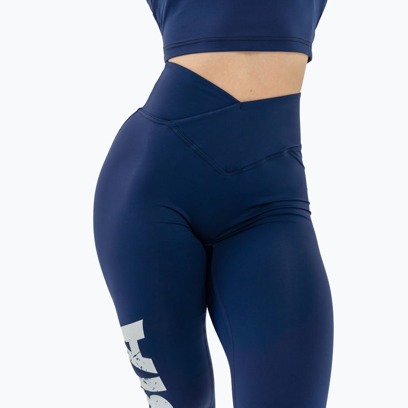 Damen Trainingsleggings NEBBIA Glute Check High Waisted dunkelblau 5