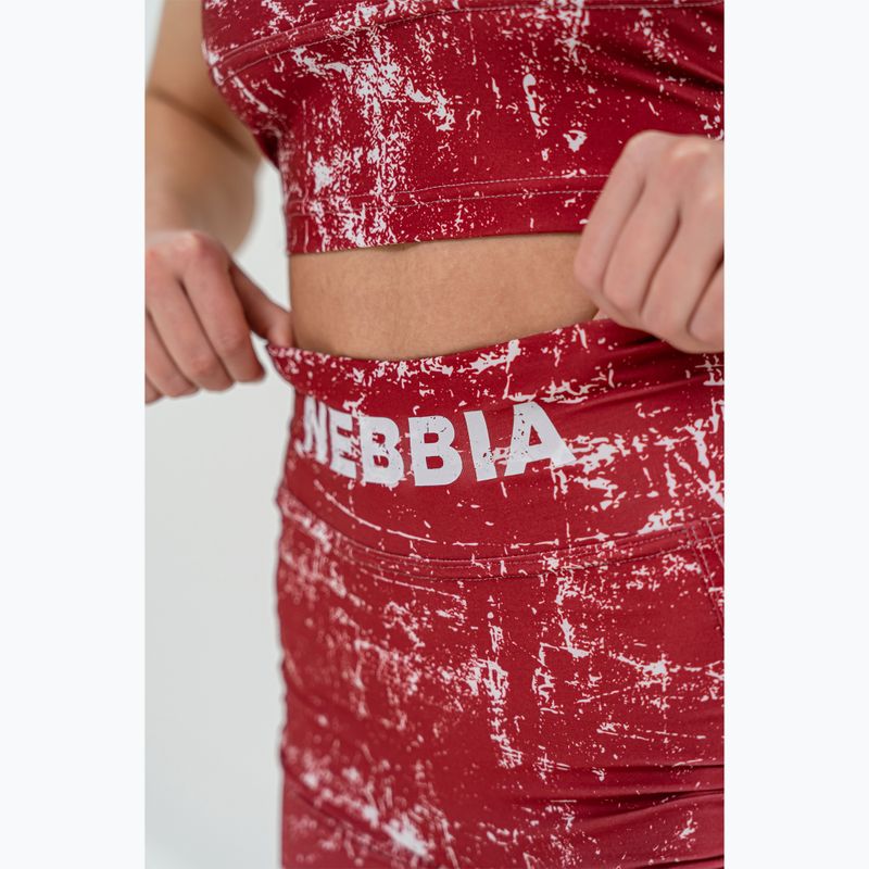 Trainings Shorts Damen NEBBIA 5″ Hammies High Waisted red 6