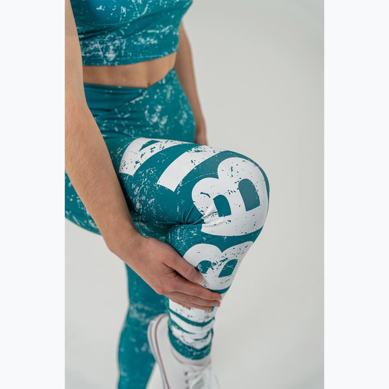 Trainingsleggings Damen NEBBIA Rough Girl green 7