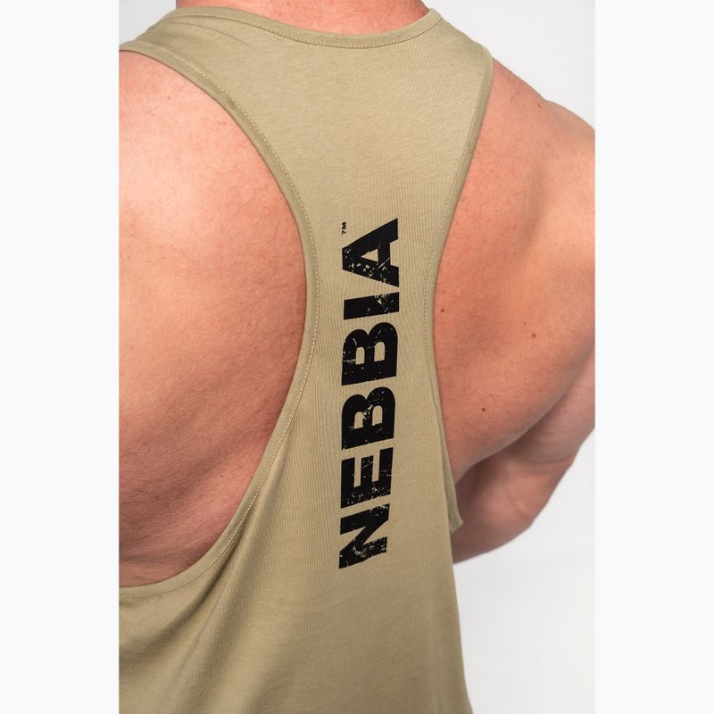 Herren-Trainings-Tanktop NEBBIA Flexin grün 5