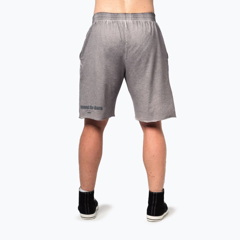 Trainingsshorts Herren NEBBIA Washed-Off NO BS light grey 3