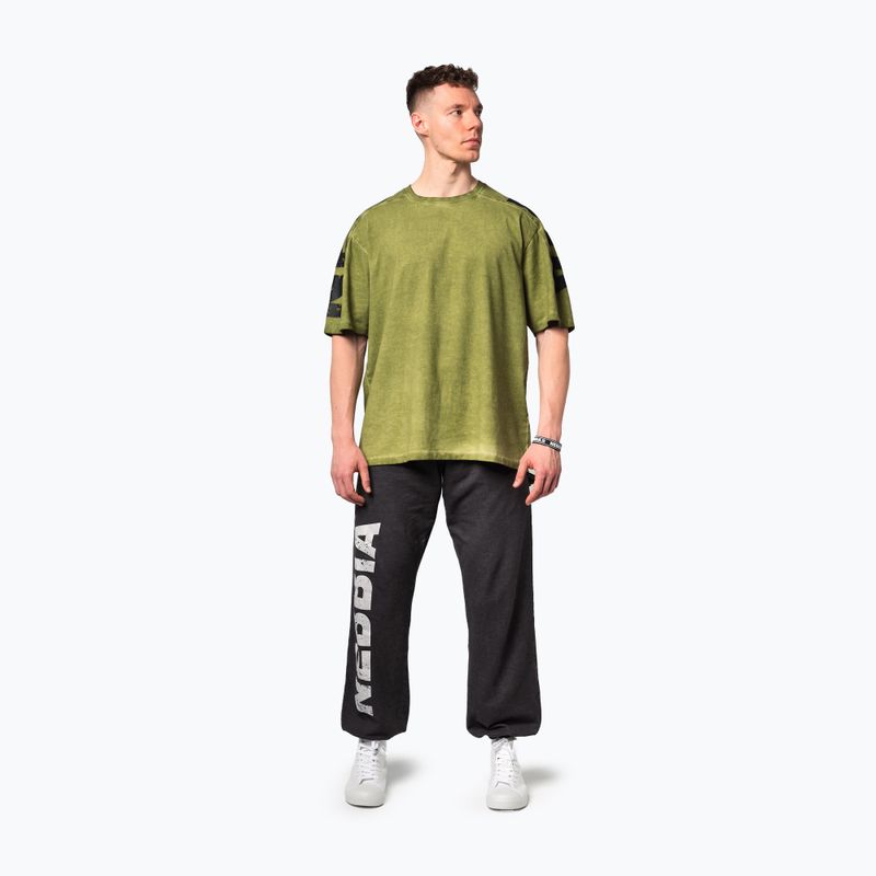 Trainingsshirt Herren NEBBIA Washed-Off Lifting Club green 2