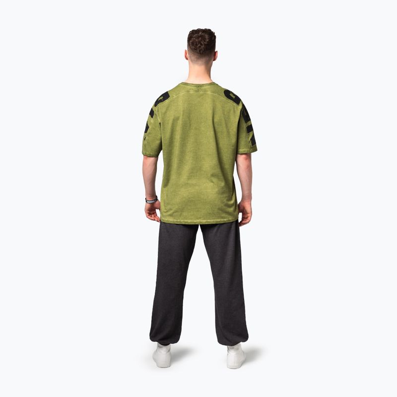 Trainingsshirt Herren NEBBIA Washed-Off Lifting Club green 3