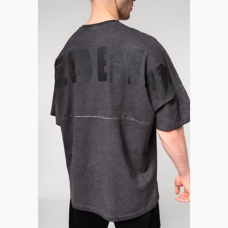 Trainingsshirt Herren NEBBIA Washed-Off Heavyweight No Shortcuts black 5