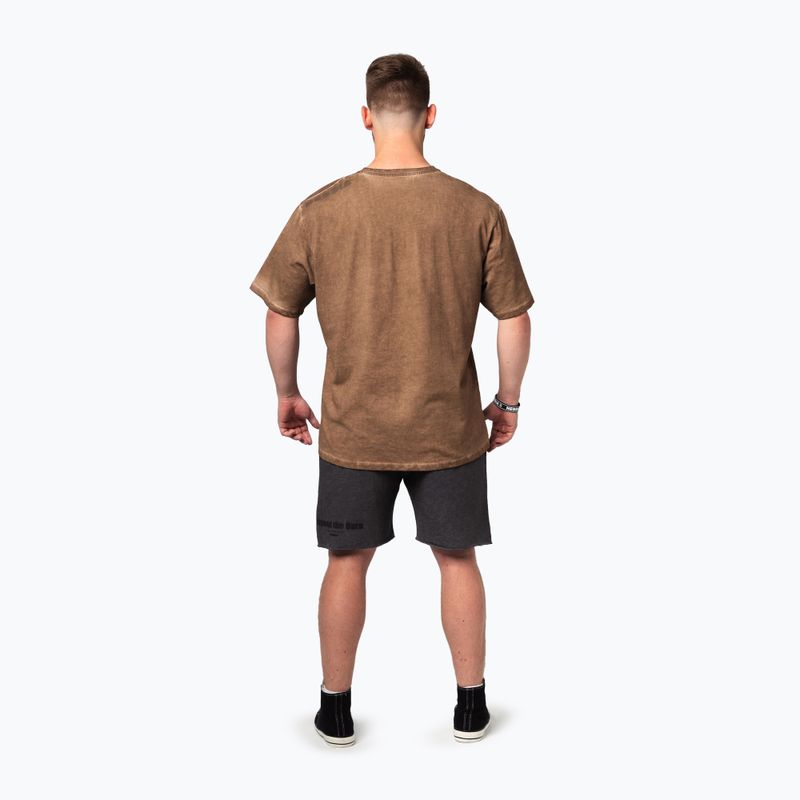 Trainingsshirt NEBBIA Washed-Off Heritage light brown 3