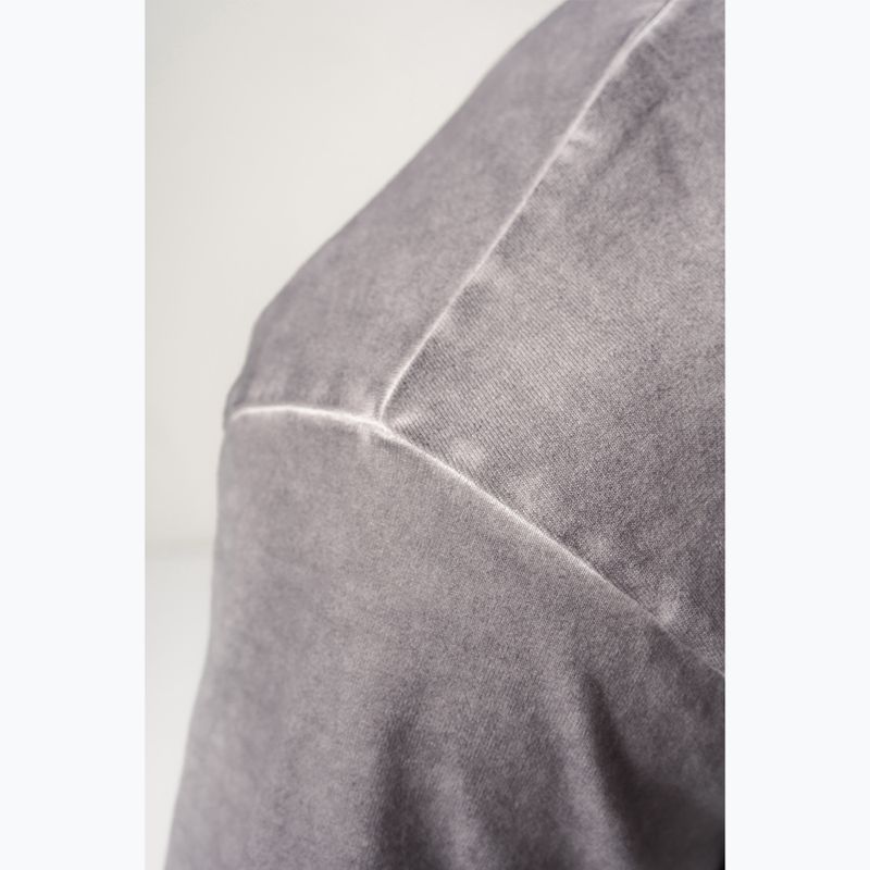 Trainingsshirt Herren NEBBIA Washed-Off Heavyweight Grind light grey 5