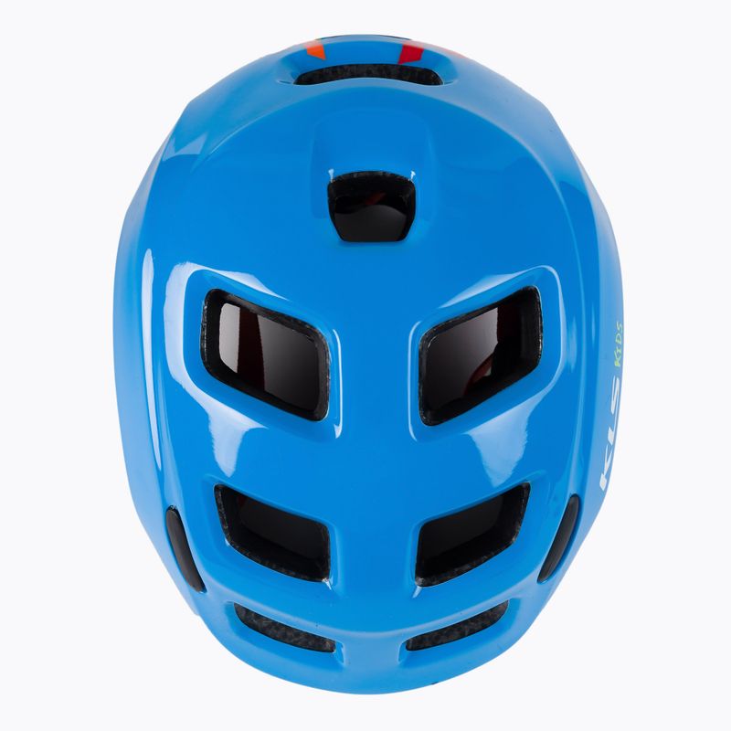 Kellys Kinderfahrradhelm blau ZIGZAG 022 6