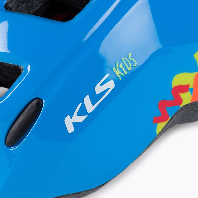 Kellys Kinderfahrradhelm blau ZIGZAG 022 7