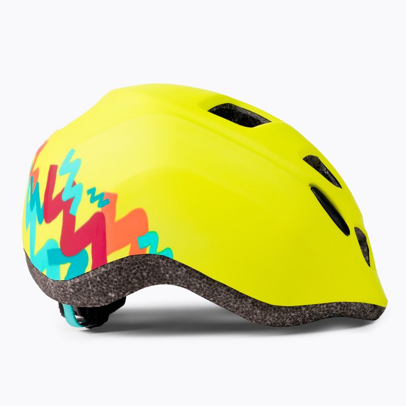 Kellys Kinderfahrradhelm gelb ZIGZAG 022 4