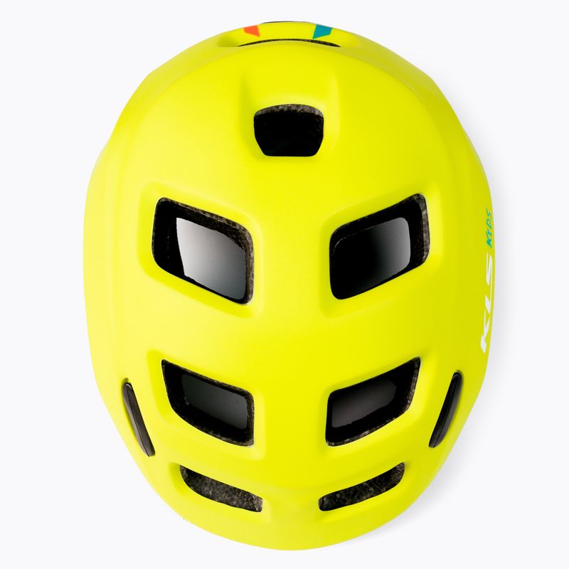 Kellys Kinderfahrradhelm gelb ZIGZAG 022 5