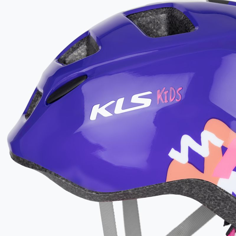 Kellys Zigzag 022 lila Kinder Fahrradhelm 7