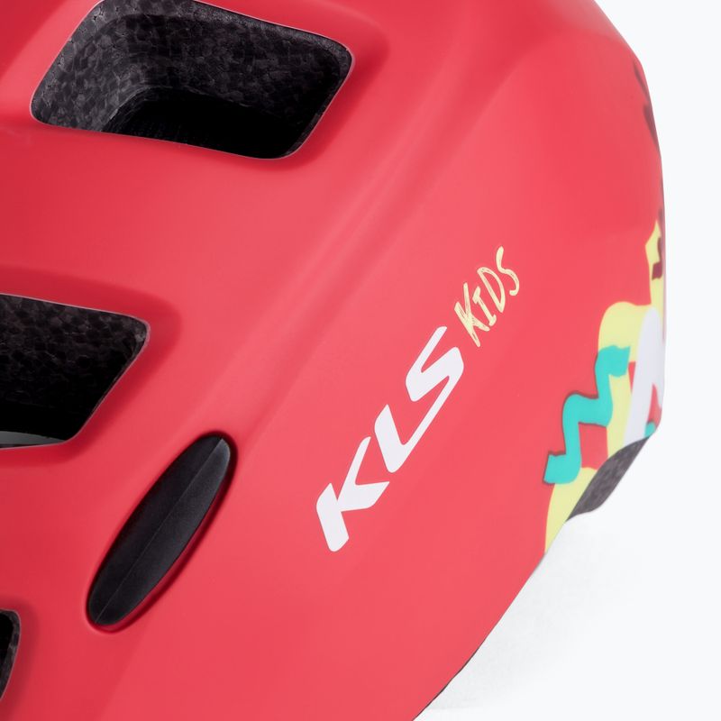Kellys Kinderfahrradhelm rot ZIGZAG 022 8