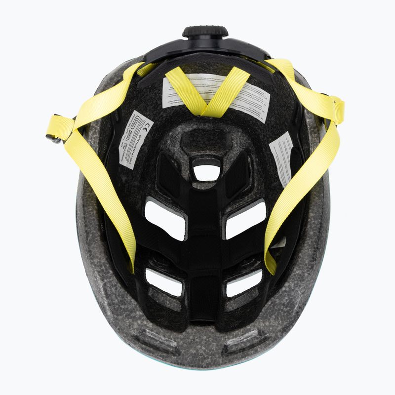 Kellys Zigzag 022 türkisfarbener Kinderfahrradhelm 5