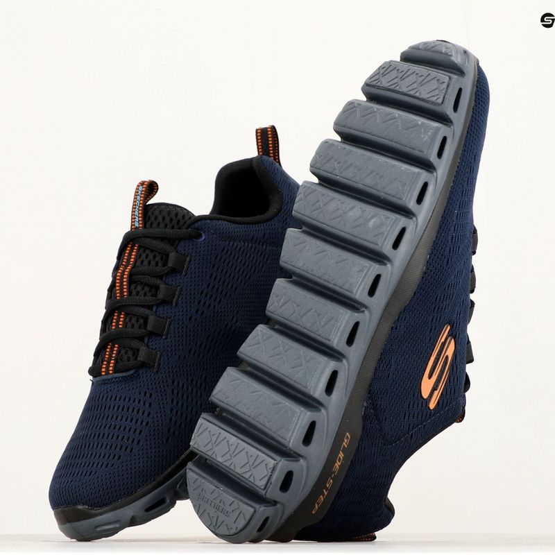 SKECHERS Glide-Step Fasten Up Herren Trainingsschuhe navy/schwarz 18