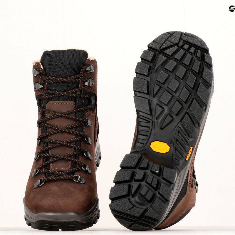 Damen-Trekkingstiefel Alpina Prima Mid dunkelbraun 15