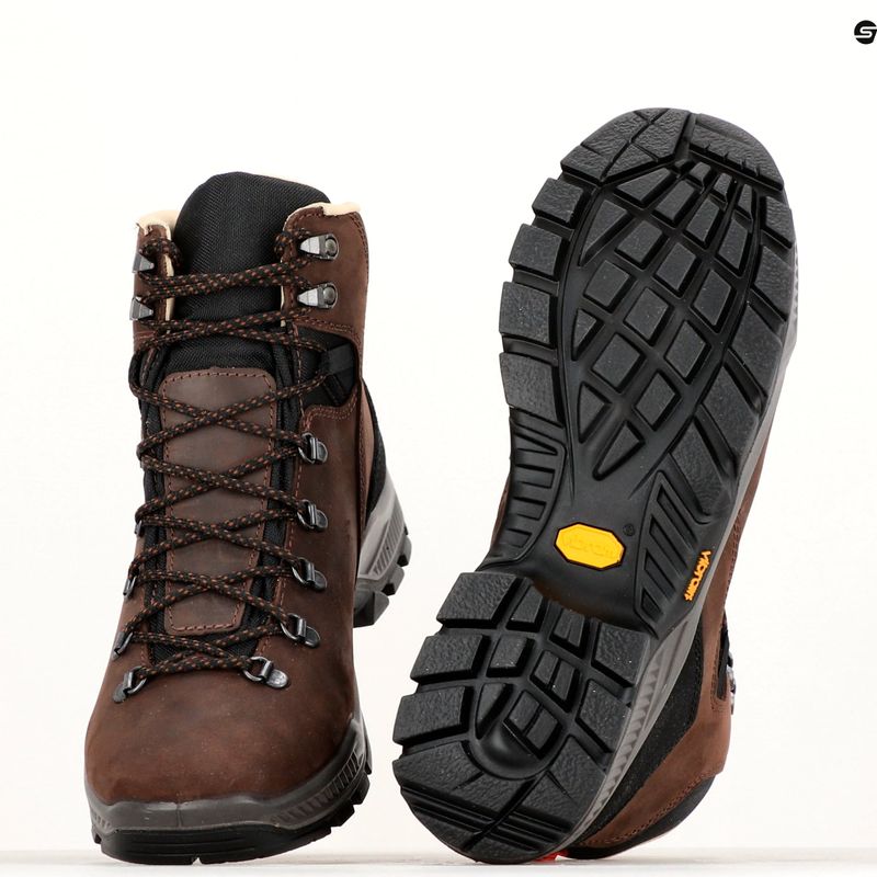 Alpina Prima Mid Herren-Trekkingstiefel dunkelbraun 15