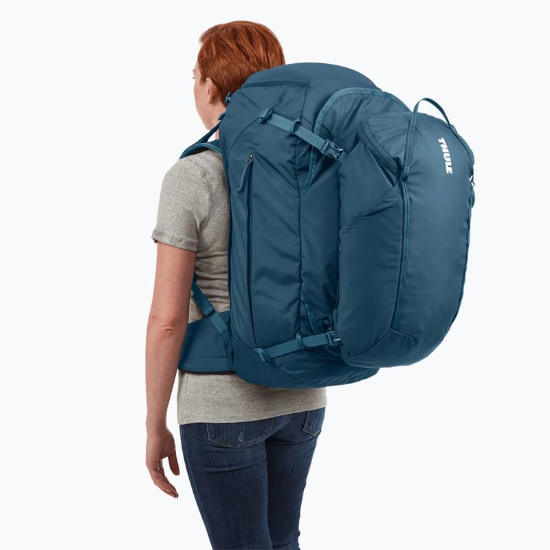 Frauen-Trekking-Rucksack Thule Landmark 70 l majolika blau 4