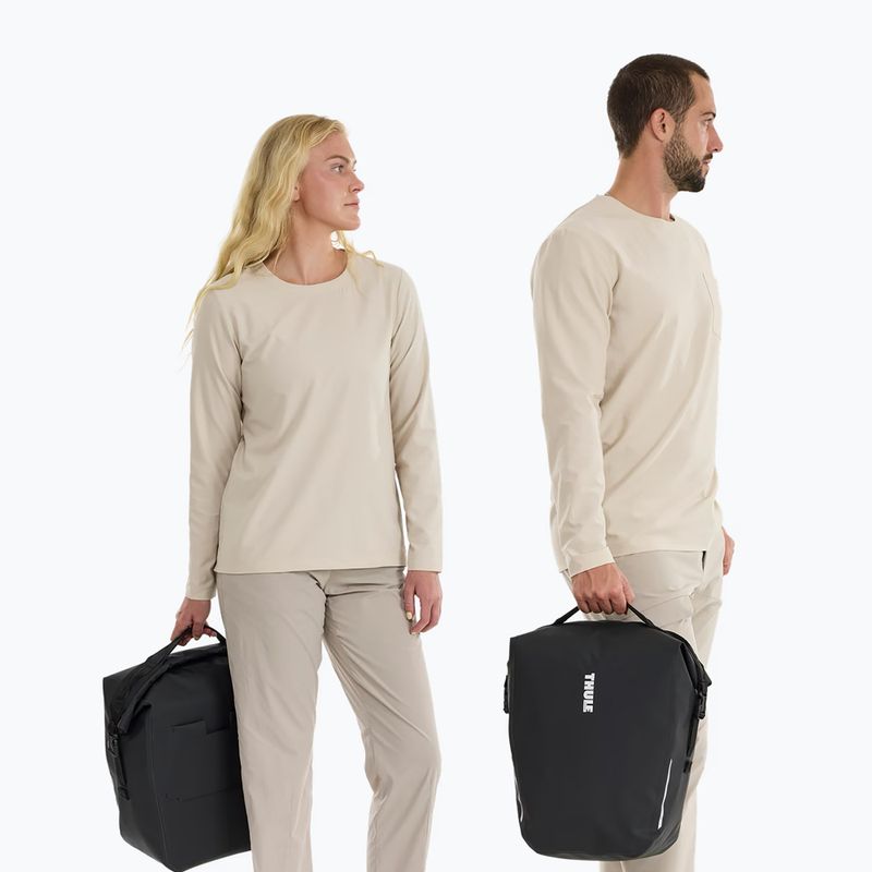 Fahrradtasche Thule Sakwa Shield with InLock 22 l black 5