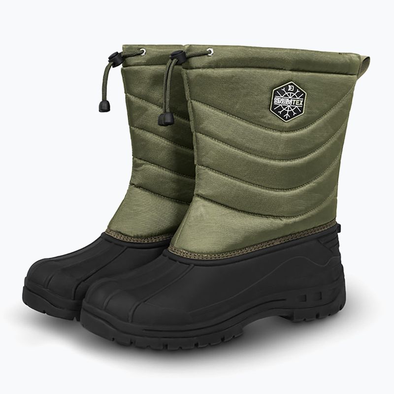 Delphin SnowTex grün/schwarz isolierte Gummistiefel