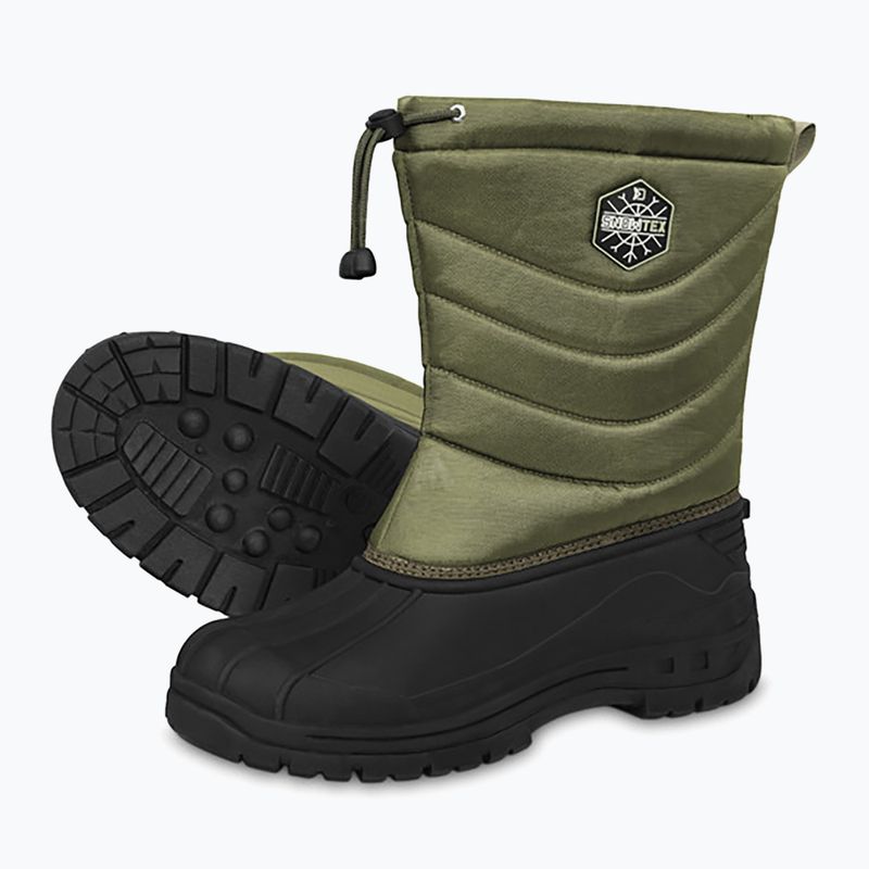 Delphin SnowTex grün/schwarz isolierte Gummistiefel