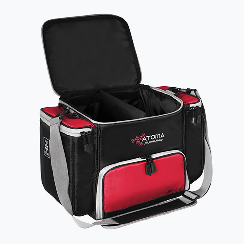 Delphin Atoma XL Angeltasche schwarz/rot 3