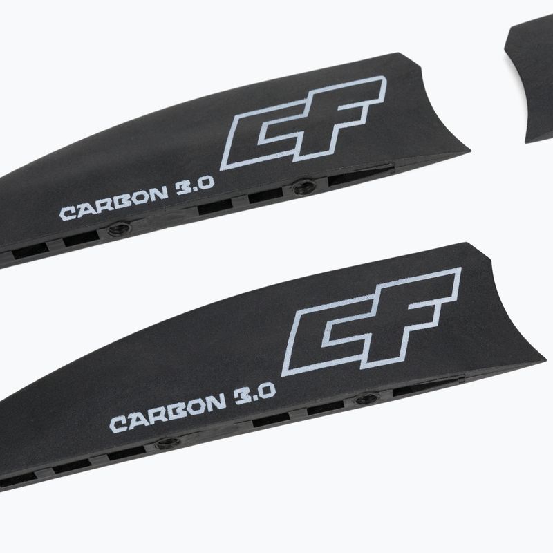 CrazyFly Kiteboard Finne Carbon schwarz T008-0226 2