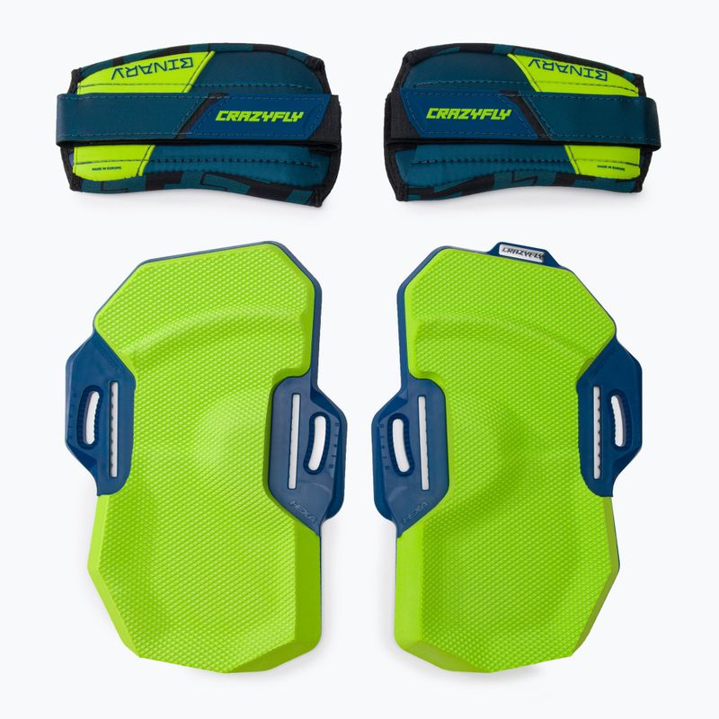 CrazyFly Binary Binding grün Kiteboard Pads und Gurte T016-0236