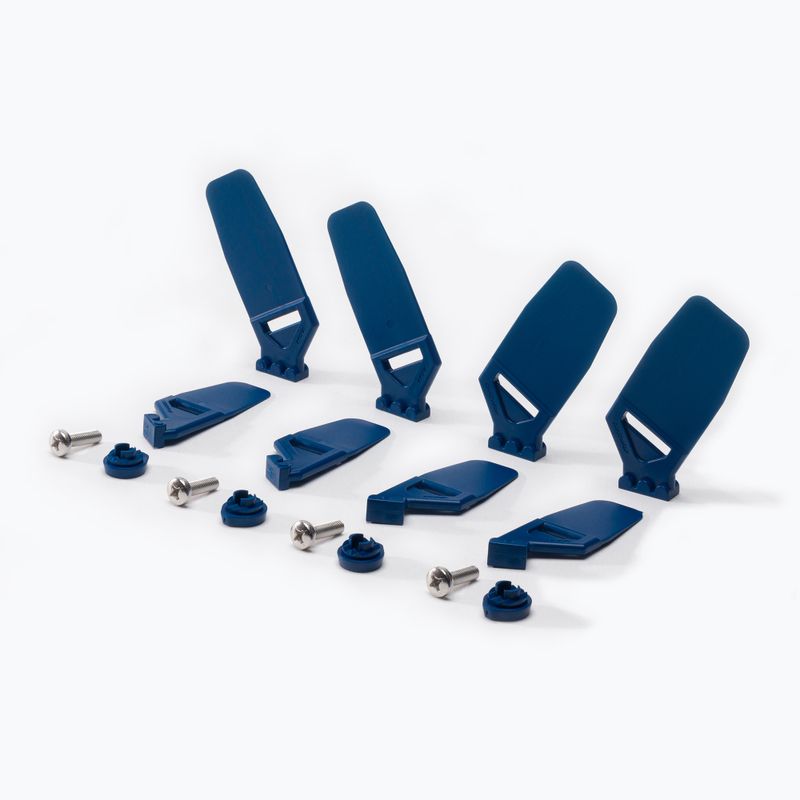 CrazyFly Hexa II Bindung blau-grün Kiteboard Pads und Gurte T016-0260 10