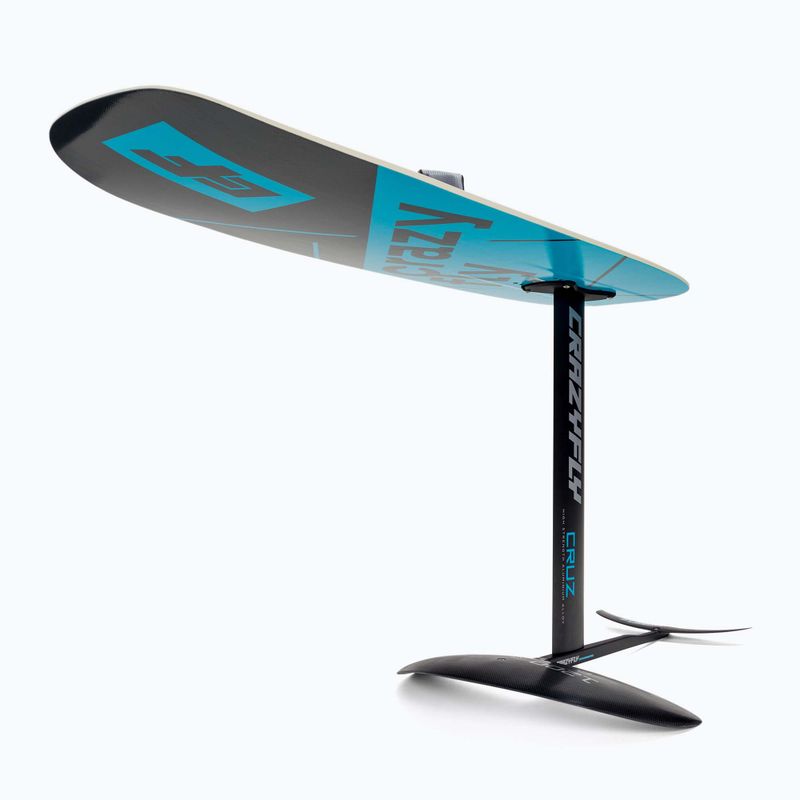 Kitesurfing Brett + Tragflächenprofil CrazyFly Chill Cruz 1200 blau T011-0013 3