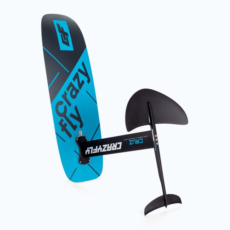 Kitesurfing Brett + Tragflächenprofil CrazyFly Chill Cruz 1200 blau T011-0013 4