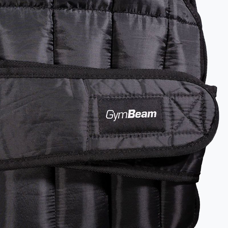 Trainingsweste mit Gewichten GymBeam Weighted Vest 10 kg black 2