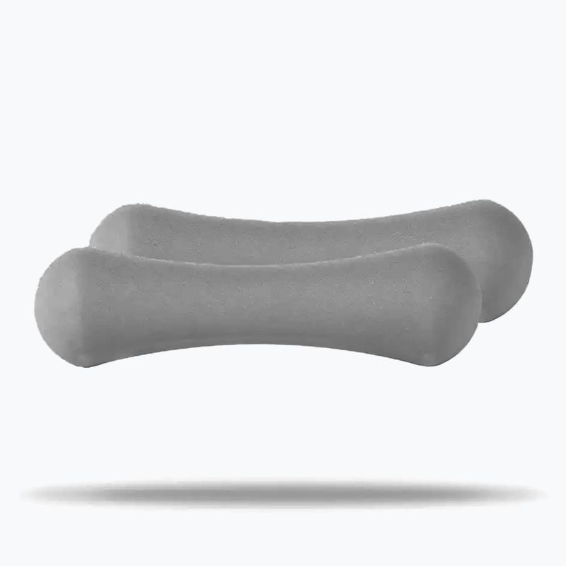 Kurzhanteln GymBeam Neoprene Dumbbells 2 x 1 kg light grey 2