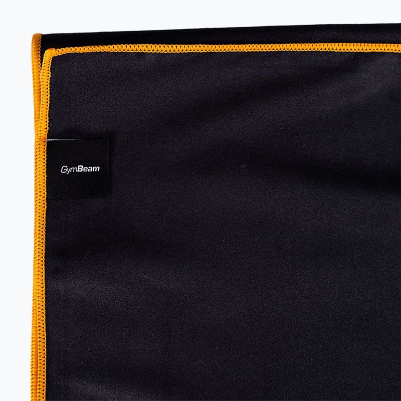 Schnelltrocknendes Handtuch GymBeam black/orange 2